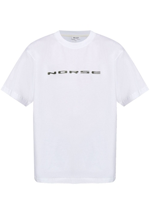 Norse Projects logo-print cotton T-shirt - White
