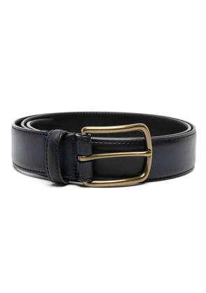 Officine Creative buckle-fastening leather belt - Blue