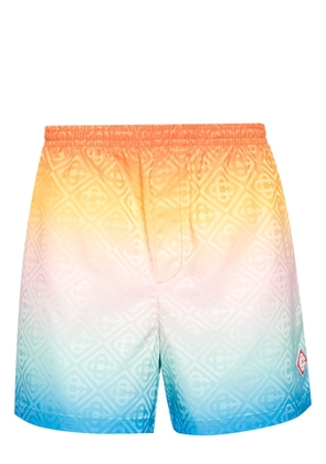 Casablanca gradient jacquard swim shorts - Orange