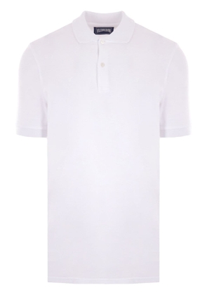 Vilebrequin short-sleeve cotton polo shirt - White