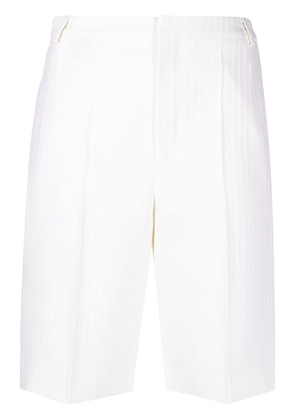 Saint Laurent pinstripe tailored shorts - Neutrals