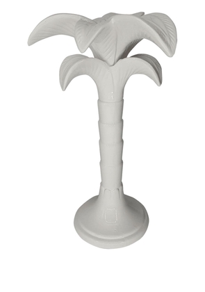 Les-Ottomans medium Palm Tree candle holder - White