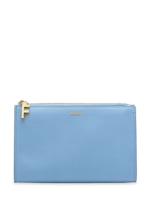 Ferragamo leather beauty case - Blue