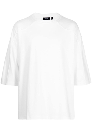 FIVE CM double-layer cotton T-shirt - White