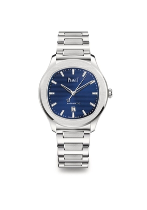 Piaget Steel And Diamond Polo Date Automatic Watch 36Mm