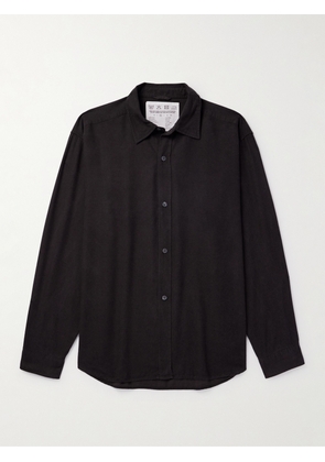 mfpen - Comfy Garment-Dyed TENCEL™ Lyocell-Flannel Shirt - Men - Brown - S