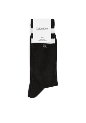 Calvin Klein Crew Stripe Socks (2 Pack)