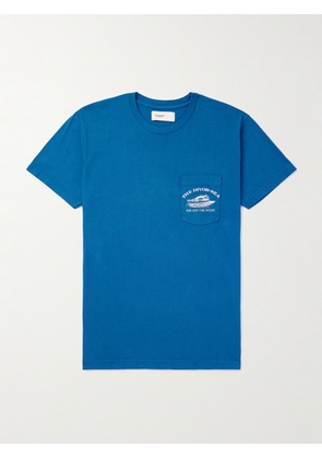Local Authority LA - Divorsea Printed Cotton-Jersey T-Shirt - Men - Blue - S