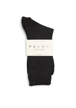 Falke Organic Cotton-Blend Bold Dot Socks