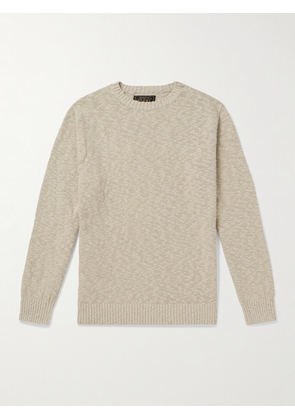 Beams Plus - Cotton-Blend Sweater - Men - Neutrals - S