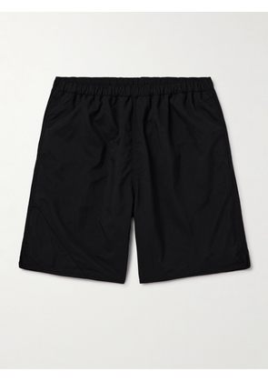 Beams Plus - Wide-Leg Nylon Ripstop Shorts - Men - Black - S
