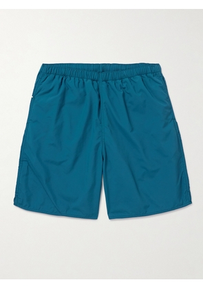 Beams Plus - Wide-Leg Nylon-Ripstop Shorts - Men - Blue - S