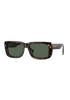 Burberry Jarvis Green Rectangular Mens Sunglasses BE4376U 300271 55