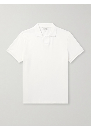 Club Monaco - Johnny Stretch-Cotton Piqué Polo Shirt - Men - White - XS