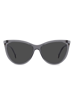 Carolina Herrera Grey Cat Eye Ladies Sunglasses HER 0141/S 0ZLP/IR 58
