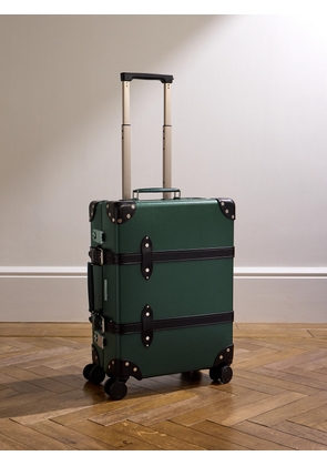 Globe-Trotter - No Time to Die Leather-Trimmed Vulcanised Fibreboard Carry-On Suitcase - Men - Green