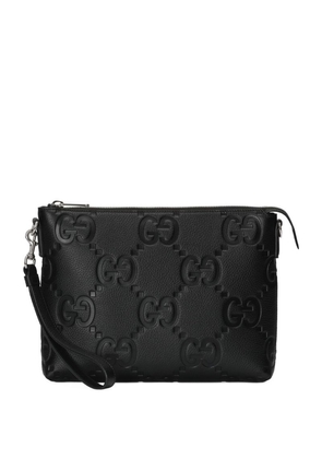 Gucci Leather Jumbo Gg Messenger Bag