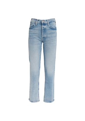 Mother The Tomcat Flood High-Rise Straight Jeans