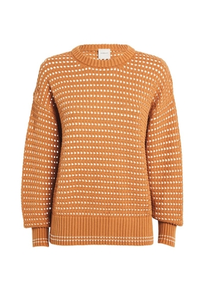 Varley Crochet-Knit Fox Sweatshirt