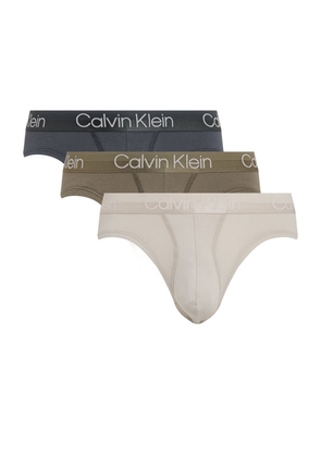 Calvin Klein Cotton Stretch Modern Structure Briefs (Pack Of 3)