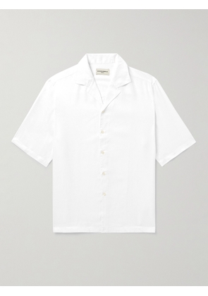 Officine Générale - Eren Camp-Collar Lyocell Shirt - Men - White - XS