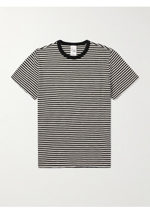 Nudie Jeans - Roy Slub Striped Cotton-Jersey T-Shirt - Men - Black - XS
