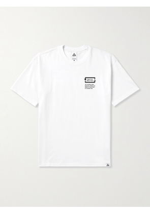 Nike - ACG Printed Dri-FIT T-Shirt - Men - White - XS