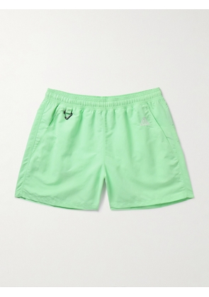 Nike - ACG Reservoir Goat Wide-Leg Logo-Embroidered Nylon Shorts - Men - Green - S