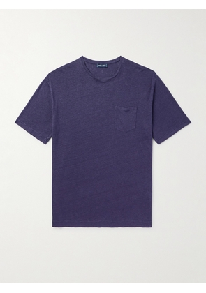 Frescobol Carioca - Carmo Linen T-Shirt - Men - Blue - S