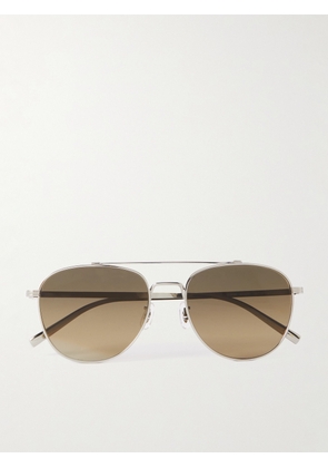 Oliver Peoples - Rivetti Aviator-Style Titanium Sunglasses - Men - Silver