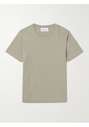 FRAME - Cotton-Jersey T-Shirt - Men - Green - S