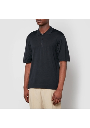 Officine Générale Brutus Organic Cotton-Blend Polo Shirt - S