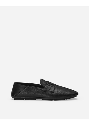 Dolce & Gabbana Deerskin Driver Shoes - Man Driver Shoes And Loafers Black 41