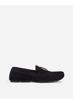 Dolce & Gabbana حذاء درايفر من جلد سويدي - Man Driver Shoes And Loafers Blue 42