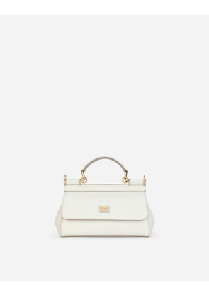 Dolce & Gabbana Small Sicily Handbag - Woman Handbags White Leather Onesize