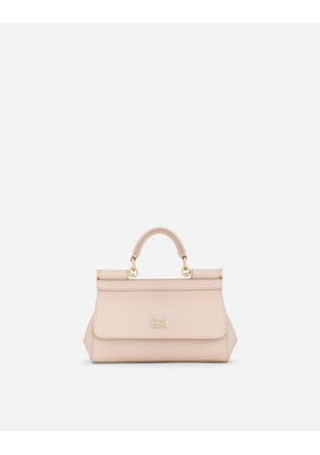 Dolce & Gabbana Small Sicily Handbag - Woman Handbags Pink Leather Onesize