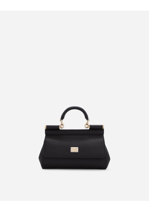 Dolce & Gabbana Small Sicily Handbag - Woman Handbags Black Leather Onesize
