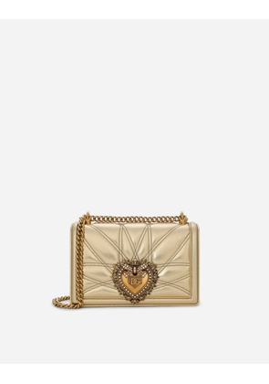 Dolce & Gabbana Borsaspalla-tracolla - Woman Shoulder And Crossbody Bags Gold Leather One Size