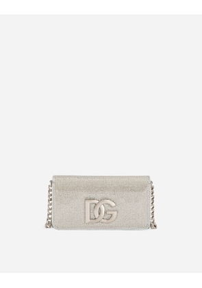 Dolce & Gabbana 3.5 Clutch - Woman Shoulder And Crossbody Bags Silver Viscose Onesize