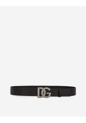Dolce & Gabbana Cintura Logata - Man Belts Black Leather 125