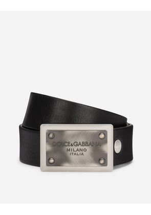 Dolce & Gabbana Leather Belt - Man Belts Multi-colored Leather 105