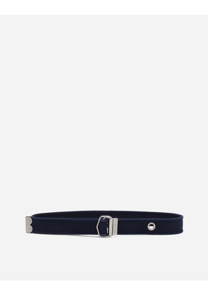 Dolce & Gabbana Branded Tape Belt - Man Belts Blue 110