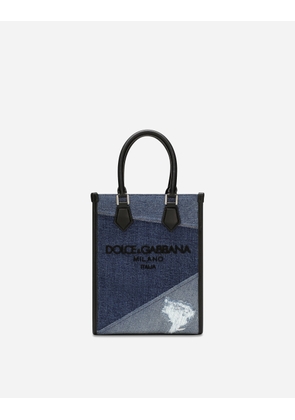 Dolce & Gabbana Small Patchwork Denim Bag - Man Shoppers Multi-colored Onesize
