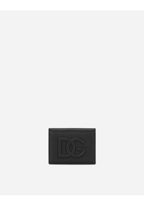 Dolce & Gabbana Dg Logo Card Holder - Man Wallets And Small Leather Goods Black Onesize