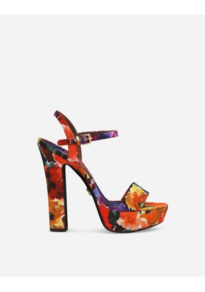 Dolce & Gabbana Sandalo Plt - Woman Sandals And Wedges Multicolor 36.5