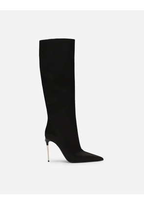Dolce & Gabbana Stivale - Woman Boots And Booties Black Viscose 40.5