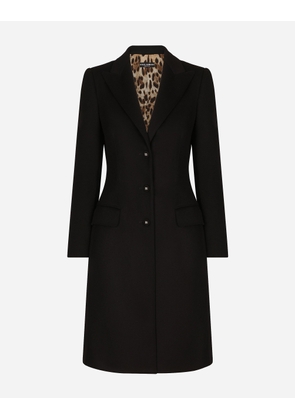 Dolce & Gabbana Cappotto - Woman Coats And Jackets Black Wool 38