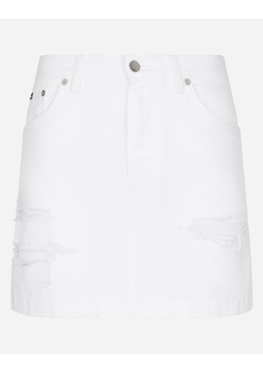 Dolce & Gabbana Gonna - Woman Skirts Multi-colored Cotton 36