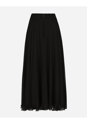 Dolce & Gabbana Gonna - Woman Skirts Black Silk 36