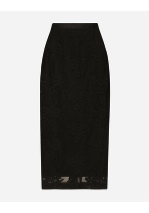 Dolce & Gabbana Gonna - Woman Skirts Black Lace 54